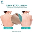 thumbnail image 5 of Deago 3 Pcs Exfoliating Back Scrubber for Shower, Korean Exfoliating Gloves Mitt for Body Exfoliation, Bath Scrub Loofah Sponge, Back Brush Washer Exfoliator for Men and Women (Blue), 5 of 7