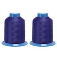 thumbnail image 1 of Unique Bargains 1968 Yards 150D/0.25mm Extra Strong Bonded Polyester Threads (Midnight Blue, 2 Pack), 1 of 4