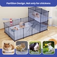 thumbnail image 3 of ModFusion 55" Indoor Small Animal Cage with 30 DIY Panels, Waterproof Liner & Partition for Guinea Pigs, Hamsters, 3 of 7