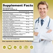 Mullein Drops for Lungs, Lung Detox & Cleanse, 420,000mg Mullein Leaf Extract Tincture, for Respiratory, Immune, 30 Servings