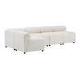 thumbnail image 3 of Christopher Knight Home 5-Seat Modular Sectional Sofa, Round-Back Armless & Corner Chairs with Deep Cushions, Beige, 3 of 8