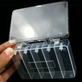 thumbnail image 4 of Eigraketly Caja de aparejos de pesca, 2 uds., cajas de almacenamiento con tapa ligera, ganchos de líneas de alambre de señuelo resistentes al Pescar, 4 of 6