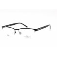 thumbnail image 3 of Chesterfield Semi-Rimless Rectangular Matte Black Eyeglasses, 3 of 5