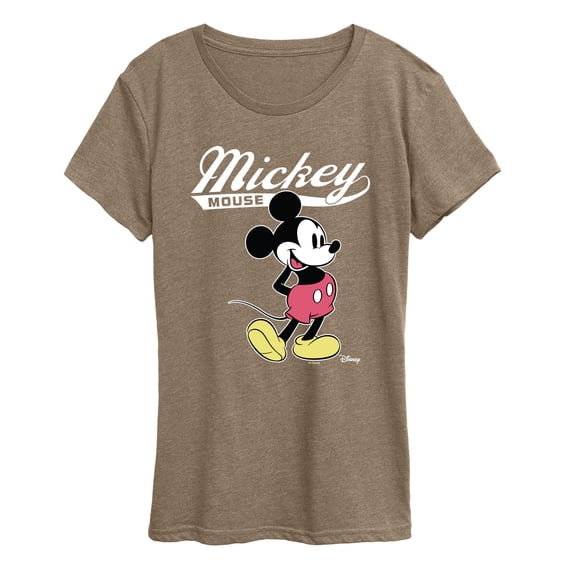 Disney - Mickey Mouse Varsity - Women's Short Sleeve Graphic T-Shirt
