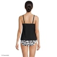 thumbnail image 2 of Lands' End Women's Long Torso Tulip Hem Tankini Top, 2 of 6