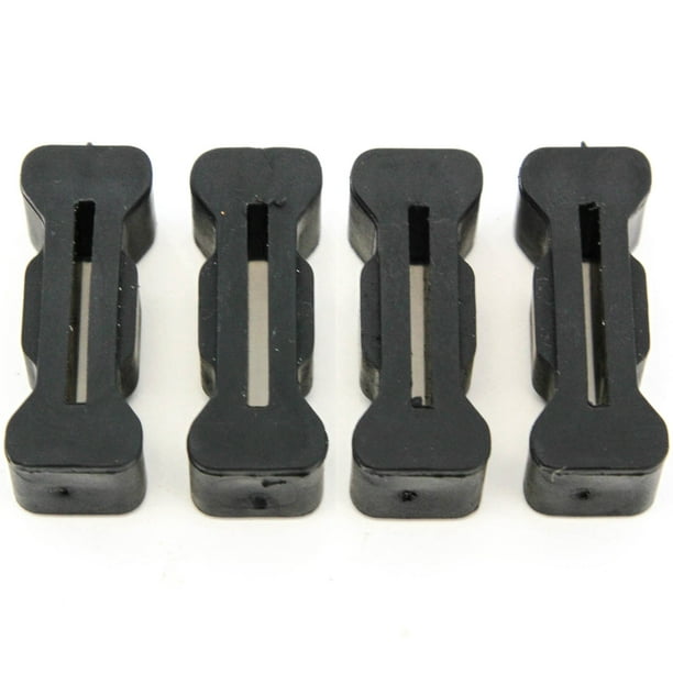 Red Hound Auto 4 Rubber Tailgate Latch Bumpers Compatible with