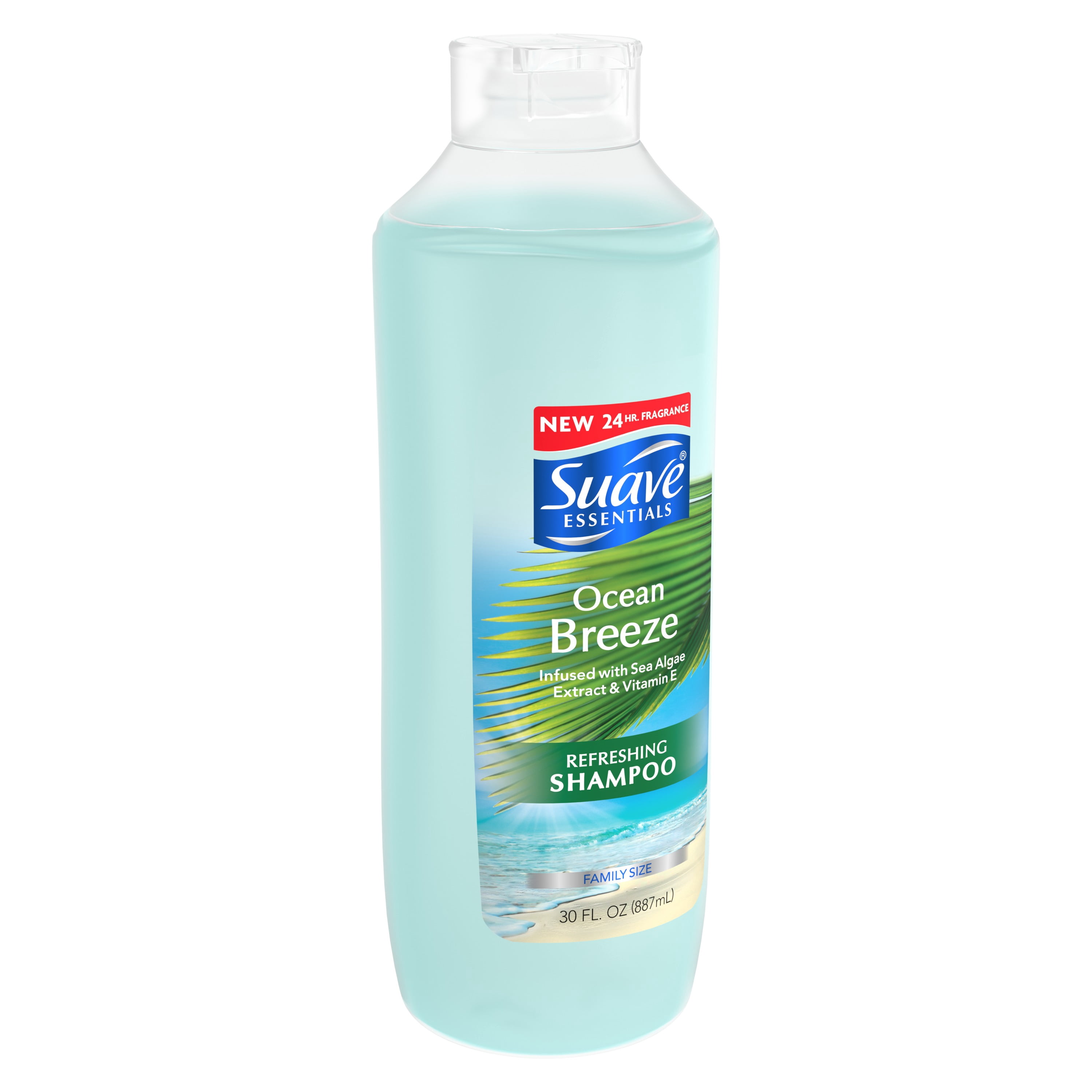 (6 count) Suave Ocean Breeze Moisturizing Shampoo for Dry Hair 30 oz