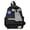 Black, variant on BESEW7 Nylon Plaid Bowknot Preppy Style Backpack, Lightweight Cute Daypack for Travel Daily Commute with Side Pockets Black