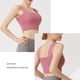 thumbnail image 2 of Sujetador deportivo de mujer Push-up a prueba de golpes acolchado Crop Tops empalme Tank-Top, 2 of 7