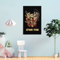 thumbnail image 4 of Attack On Titan Wall Hanging Painting Wall Art Canvas Paintings Posters Home Decorations 12x18inch(30x45cm), 4 of 8