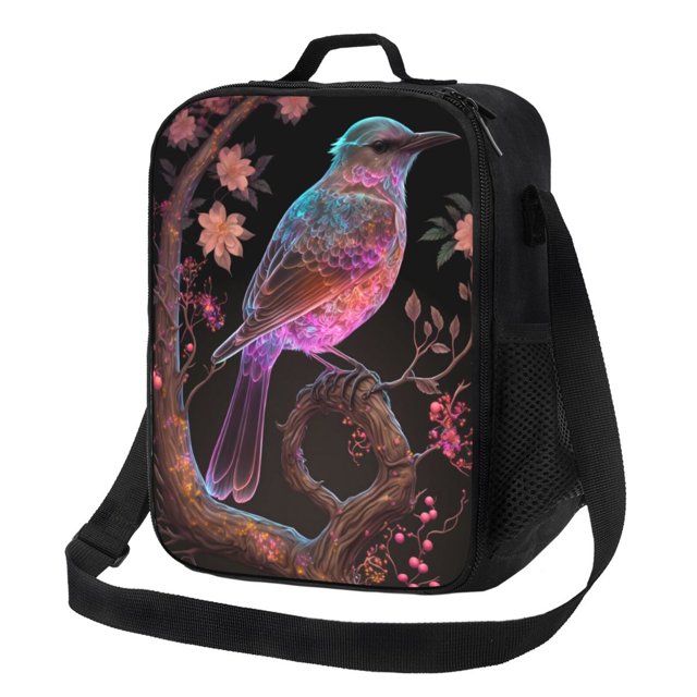 Balery Bird4 Caja de Almuerzo y Bolsa de Almuerzo para Hombres y Mujeres, Bolsa de Almuerzo Reutilizable con Gran Capacidad, Bolsa de Almuerzo Aislada