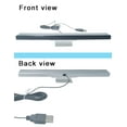 thumbnail image 4 of Tuboopy USB Wii Sensor Bar for Nintendo Wii/Wii U Console - Infrared Ray Motion Sensor Dolphin Bar（Silver）, 4 of 6