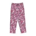 thumbnail image 4 of Xecao Sweet Heart Women's Straight Lounge Pajama Pants: The Epitome of Relaxed Sleepwear, 4 of 9