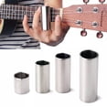 thumbnail image 2 of Guitar Slides Sets Durability Bass Slide Guitar Tone Bar for Guitar Accessory Stainless Steel Set, 2 of 11