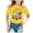Yellow, variant on YM Toddler Girl Shirts White for 10-12 Years,Kid Girls Cute Fashion Printed Round Neck Short Sleeve Tee Summer Casual Loose T Shirt Comfortable Tops