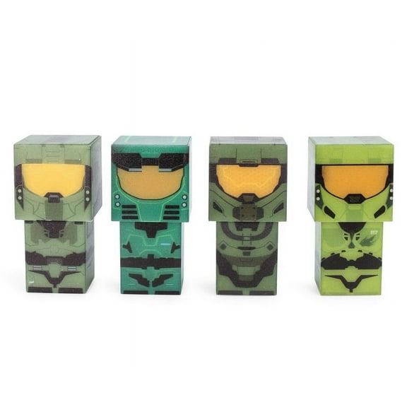 HALO Green Master Chief Evolved Mini Figural Mood Lights | Set of 4