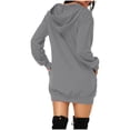 thumbnail image 1 of WILLBEST Sudadera Deportiva Para Mujer, Vestido de Navidad, Vestido de Noche Para Mujer, Sudadera Navideña de Moda Con Capucha y Bolsillo Tipo Bolso, Sudadera Estampada Con Capucha, Falda de Moda, 1 of 4
