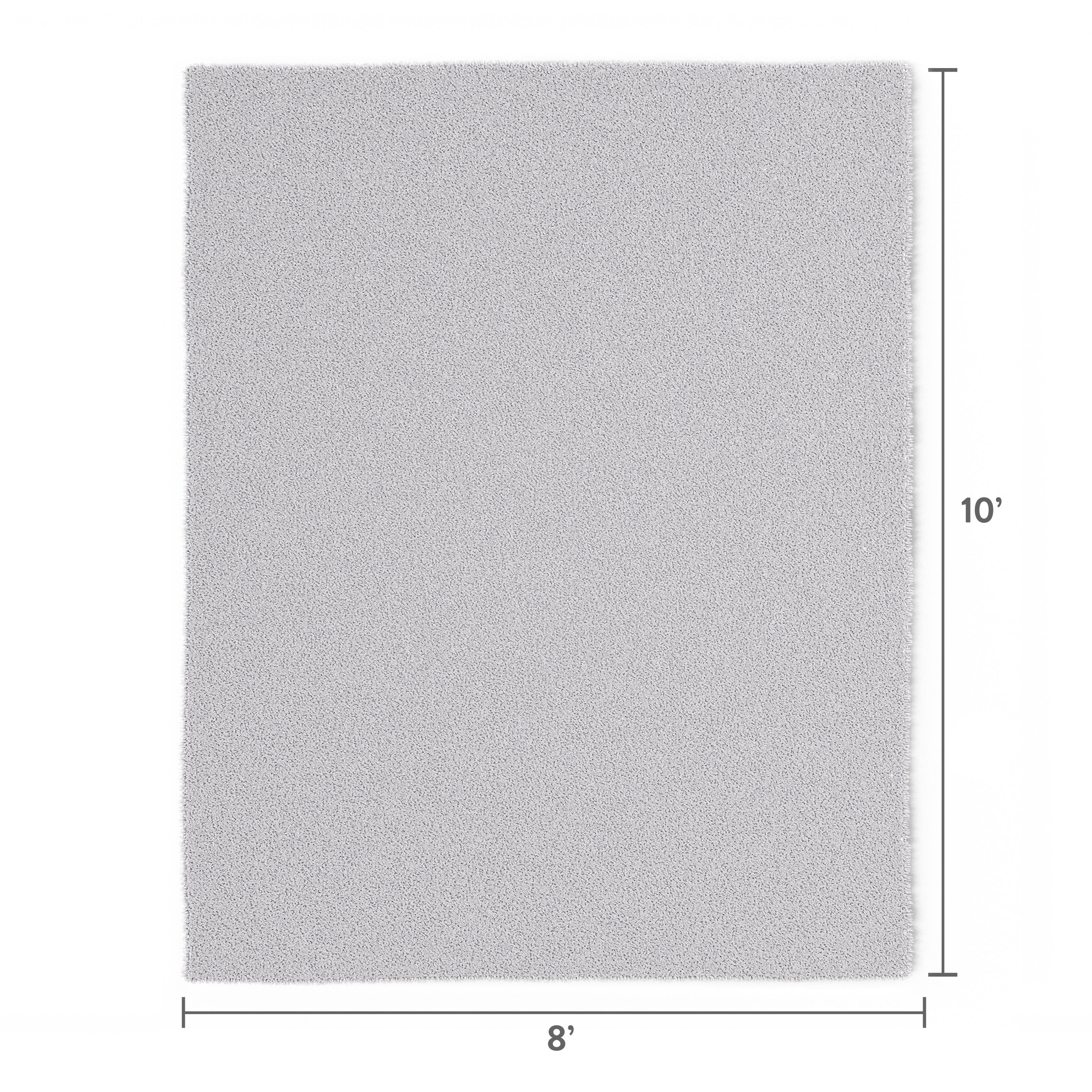 Mainstays Kids Tufted Gray Shag Area Rug, 8' x 10'