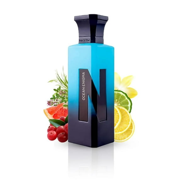 NASEEM Ocean Enigma Eau de Parfum 75 ml - Unisex Fragrance for Men and Women with Fresh Citrus, Spicy, and Woody Notes - Ideal Scent for Daily Wear and Special Occasions, Refreshing Aroma