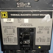 3-Pole 20A Thermal Magnetic Circuit Breaker