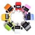 thumbnail image 3 of 4-Digit Handheld Tally Counter - Color Digital Clicker with Metal Hoop, 0000-9999 Range, Compact 1.69"x1.18" Plastic Counter for Events & Inventory (1 Pack), 3 of 4