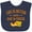 Navy Blue, variant on Inktastic Life's Better Mac & Cheese Boys or Girls Baby Bib