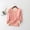 Pink, variant on Women's Solid Color Thick Wool Sweatshirt Round Neck Long Sleeve Pullover for Winter Warmth