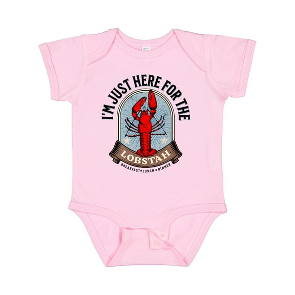 Inktastic Maine Just Here for the Lobster Boys or Girls Baby Bodysuit