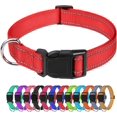 thumbnail image 1 of 2pcs Black,Dog Collar, Classic Adjustable Reflective Nylon Collar Suitable for Medium Dogs,(M) 2.5cm Width, 1 of 5