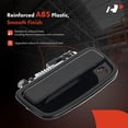 thumbnail image 3 of A-Premium Front Left Driver Side Exterior Door Handle with Keyhole Compatible with Toyota Tacoma 1995-2004, Smooth Black, Replace# 6922035070D0, 3 of 5