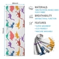 thumbnail image 2 of Colorful Dinosaurs Silhouettes Pattern Hot Yoga Mat Towel Non Slip for Hot Yoga - Quick-Drying Yoga Mat Cover with 4 Corner Pockets with Travel Bag - Hot Yoga Towel Non Slip 74"x26", 2 of 6