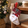 thumbnail image 4 of Trovenix Christmas Mini Stocking Ornaments Holiday Sock Shaped Hanging Pendants For Xmas Tree Decor Winter Home Decoration, 4 of 7