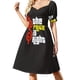 thumbnail image 2 of Señales de tráfico Reglamento Señales Vestido de manga corta Vestido de noche Vestidos de mujer Vestido de noche de mujer, 2 of 7