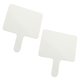 thumbnail image 2 of ColoMX Tableros blancos de mano de 2 piezas tablas de respuestas borrables para el aula (blanco), 2 of 8