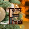 thumbnail image 5 of Lilixerw 26 Alphabet Book Hanging Ornament,3.1 inch Acrylic Pendant for Book Lovers Christmas Tree Ornaments Car Pendant(E), 5 of 8