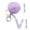 V#1895💥, variant on Purple Velvet Letter Ball Pendant Keychain – Personalized Initial Backpack Charm, Soft Plush Accessory, Durable Gift for Women, 1 Piece