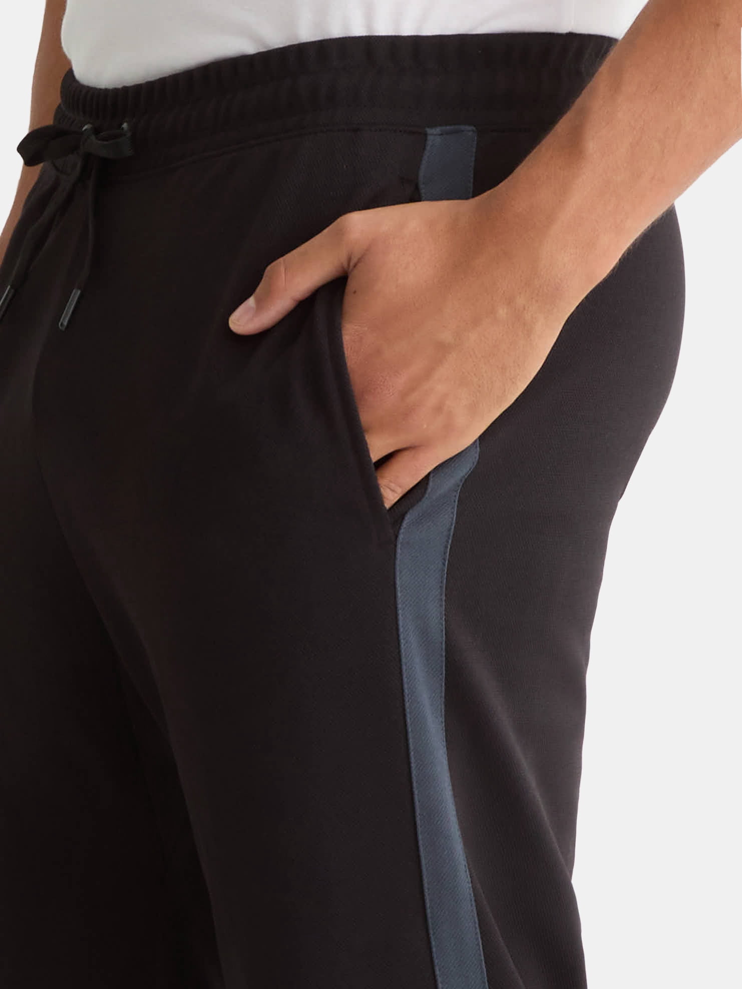 Athletic Works Men's and Big Men's Tricot Track Pants with Side Stripes, Sizes S-3XLT