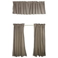 thumbnail image 3 of 1/8th Inch Small Gingham Checkered Cotton 3 Piece Window Valance Curtain Set (17 Colors), 3 of 17
