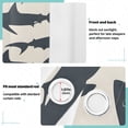 thumbnail image 4 of Blackout Curtains Window Curtain for Bedroom Living Room 1 Panel 82"x42" Shark Silhouettes, 4 of 8