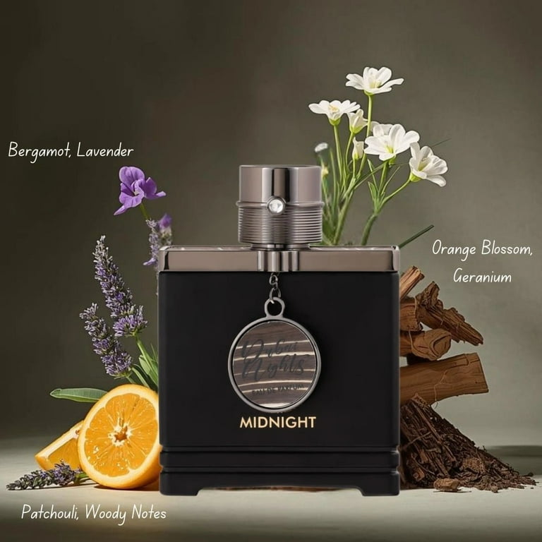 香水(男性用) ARMAF DUBAI NIGHT MIDNIGHT EDP 100ml Armaf Dubai Nights Midnight Eau de Parfum Spray, Unisex, 3.4 Oz