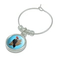 thumbnail image 2 of Woodpecker on Wood with Holes Wine Glass Charm Drink Marker, 2 of 4