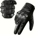 thumbnail image 1 of Guantes de Motocicleta para Deportes Al Aire Libre para Hombre: Guantes de Montar con Dedo Completo y Pantalla Táctil, 1 of 9