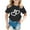 Black, variant on Adeawade Cute Tops For Girls 3-4 Years Kid Graphic Round Neck Short Sleeve Tee Summer T Shirt Light Weight Outfits Black