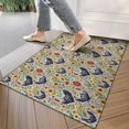 thumbnail image 4 of Colorful Chicken Floral Pattern Door Rugs,Washable Non Slip Door Mats Indoor,Decorative Door Mats,Entry Mat Indoor for Entrance,Bedroom,Kitchen,Bathroom,17"x30", 4 of 6
