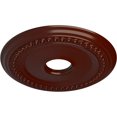 thumbnail image 3 of Ekena Millwork 18 5/8"OD 4"ID x 1 1/8"P Classic Ceiling Medallion (Fits Canopies up to 12 3/4"), Hand-Painted Brushed Mahogany, 3 of 7