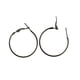 thumbnail image 4 of 20 cuentas de 1 pulgada de bucle para hacer joyas, aros grandes dorados y plateados. Negro metalizado, 4 of 9