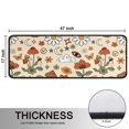 thumbnail image 5 of Kitchen Rugs Sets Of 2,Red Mushroom Rainbow Light Pattern Anti Fatigue Kitchen Mat Rugs Non Slip Washable,Decorative Kitchen Floor Mats for Kitchen,Sink,Laundry,17"x47"+17"x47", 5 of 5