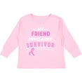 thumbnail image 3 of Inktastic My Friend is a Survivor Breast Cancer Awareness Boys or Girls Long Sleeve Toddler T-Shirt, 3 of 5