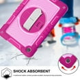 thumbnail image 4 of Case for Samsung Galaxy Tab A9+ 11"(2023),Heavy Duty Rugged Shockproof Anti-fall Protective Case Cover with Rotating Kickstand, Carrying Shoulder Strap, Handle Hand Strap,D, 4 of 9