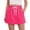 Hot Pink, variant on Teylalorva Girls Mini Skorts Cotton Breathable Elastic Waist with Pocket Summer Casual Sports Skorts Hot Pink Size 6